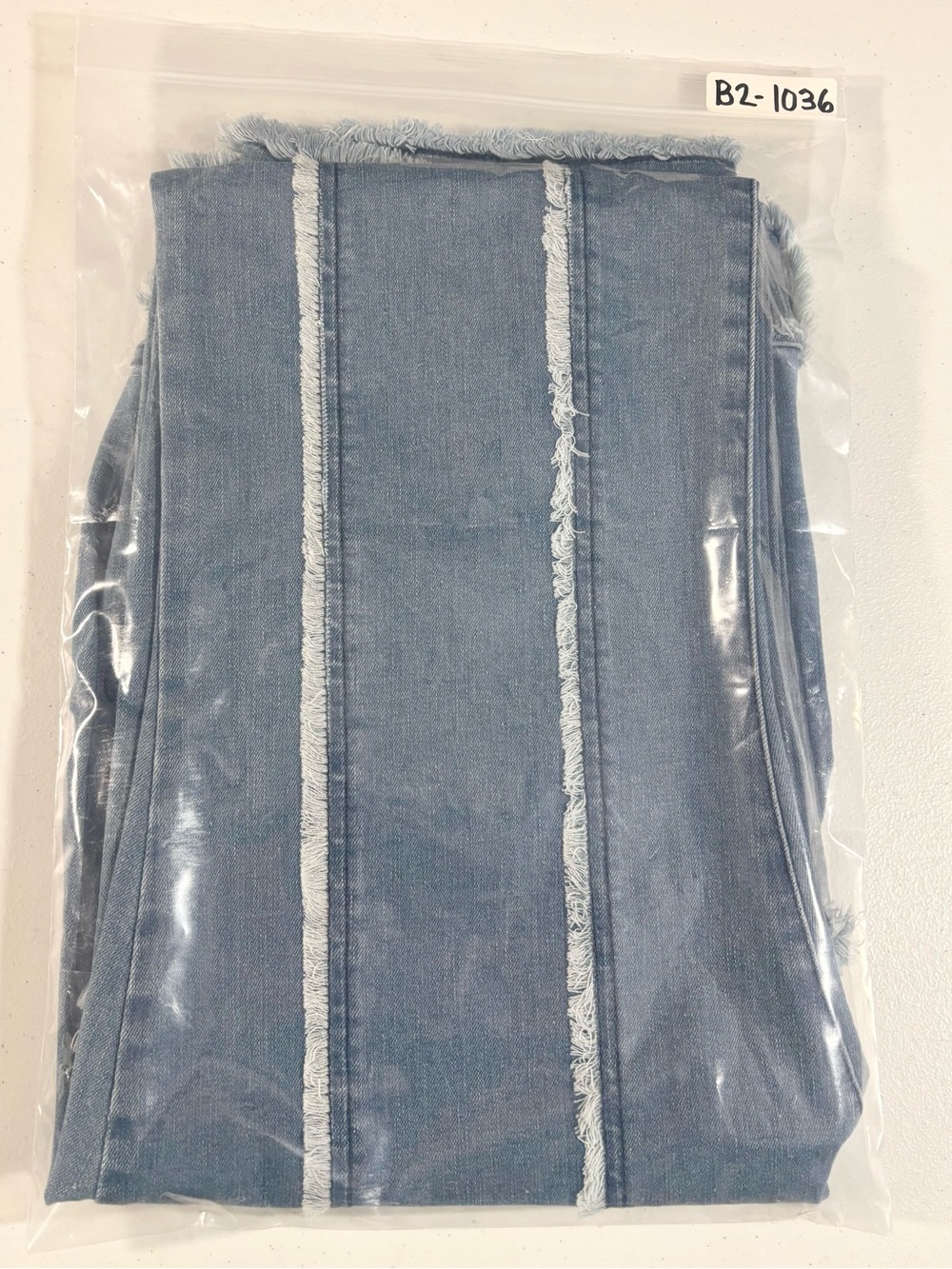 K Jordan Plus Size 20W Raw Hem Flare Wide Leg Jeans Exposed Seam - Picture 15 of 16